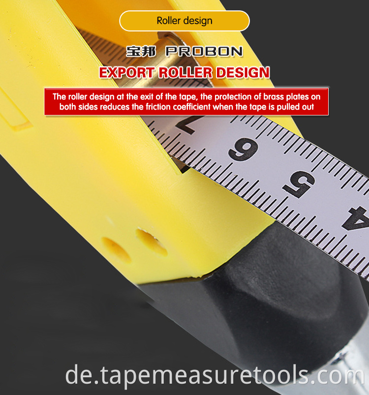 Fabrikgroßhandel großes Stahlbandmaß 50m 100m 30m Nylonbandmaß benutzerdefiniertes Lederbandlineal